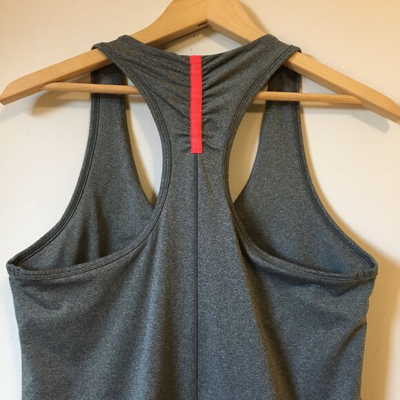 MEC Grey Racer Back Inbuilt Bra Tank Top - Picture 5 of 16